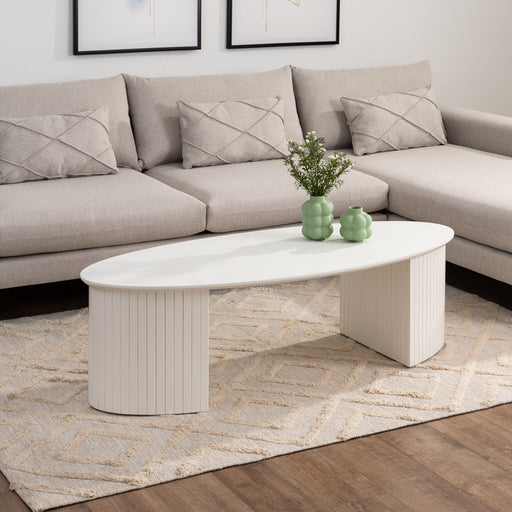 שולחן סלון שיש לבן לעיצוב הסלון
