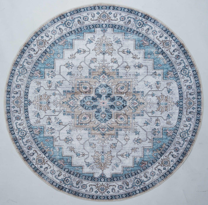 שטיח עגול אתני מדהים R TINA 4 - קארמה