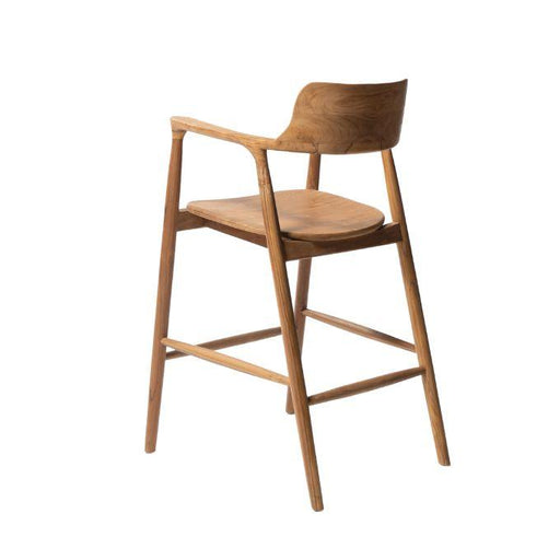 כסא בר מרווח מעץ BAR-DAVE - קארמה