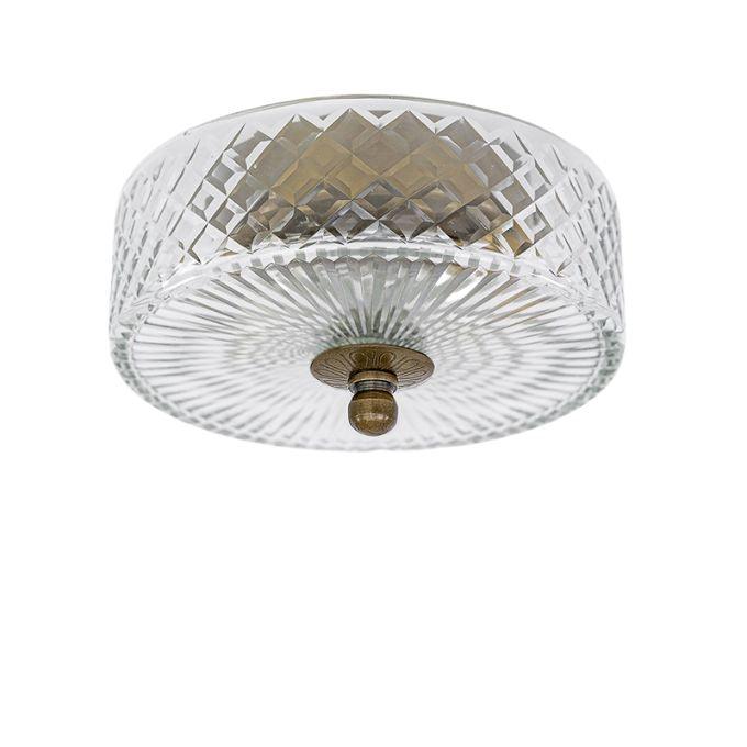 מנורה צמודת תקרה מזכוכית סוכריה SHEZ - קארמה