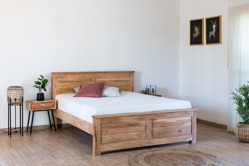 מיטה זוגית מעץ מלא TRIS - קארמה