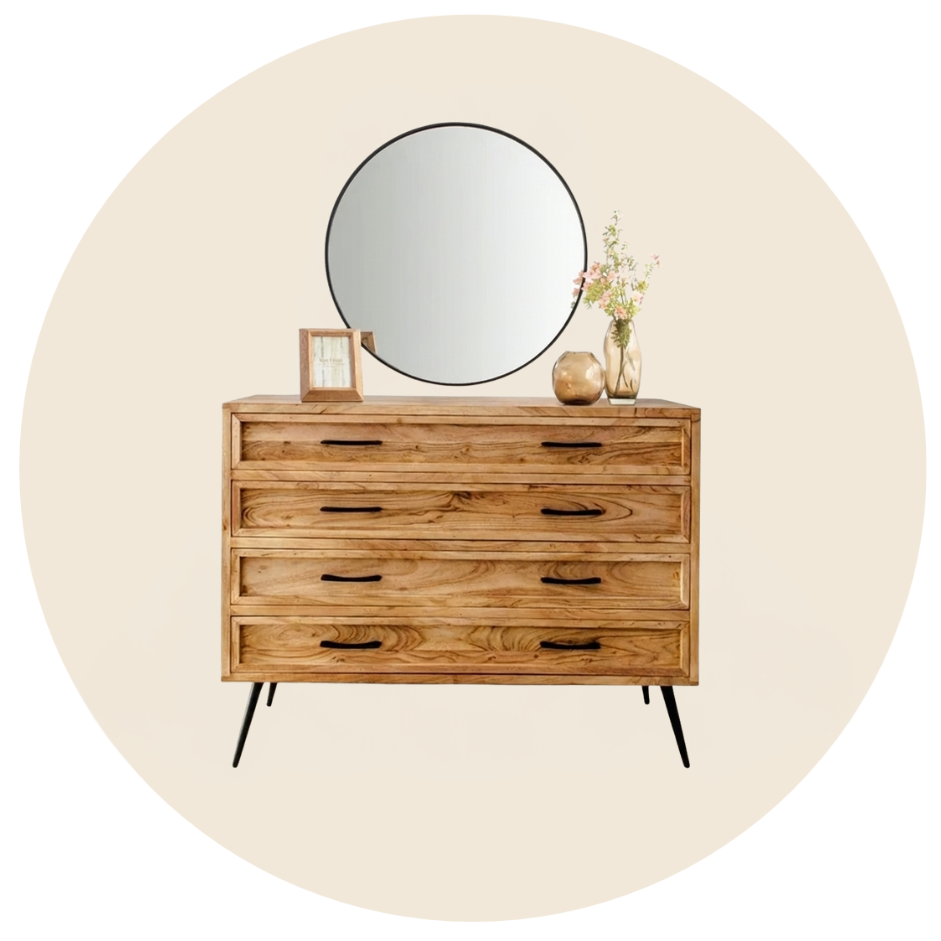 חדר שינה עץ מלא