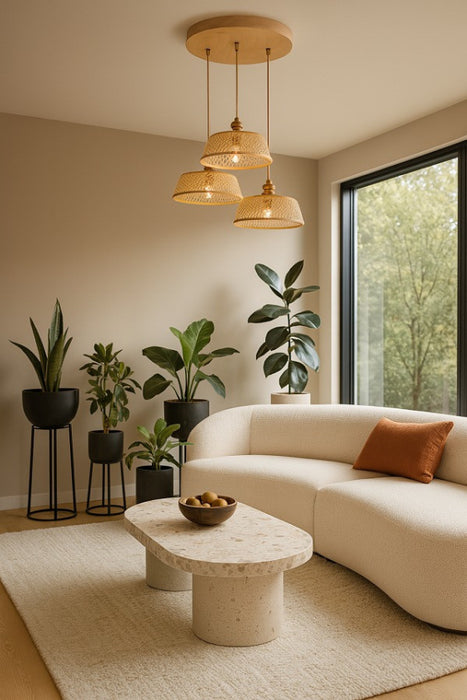 שלישית מנורות קש דגם LORIAN