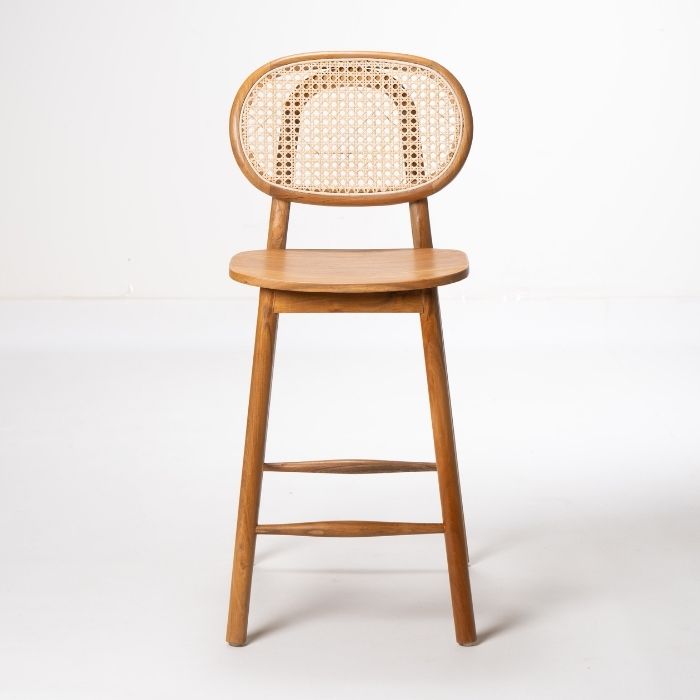 כיסא בר בשילוב ראטן דגם HENRY