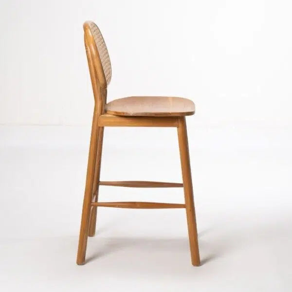 כיסא בר בשילוב ראטן דגם HENRY