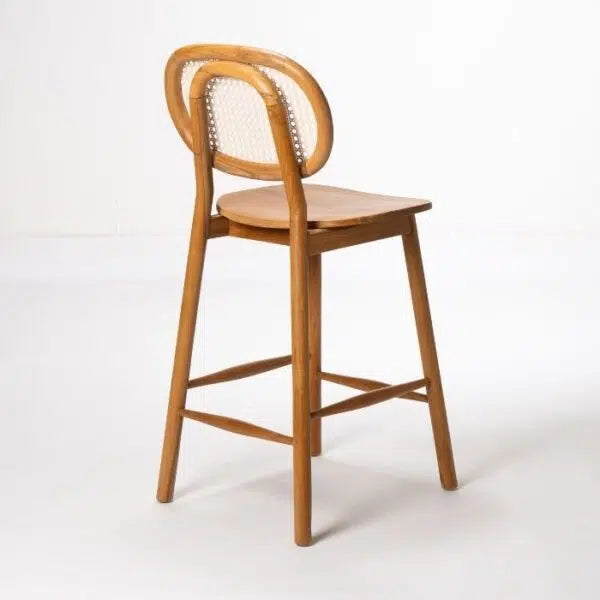 כיסא בר בשילוב ראטן דגם HENRY