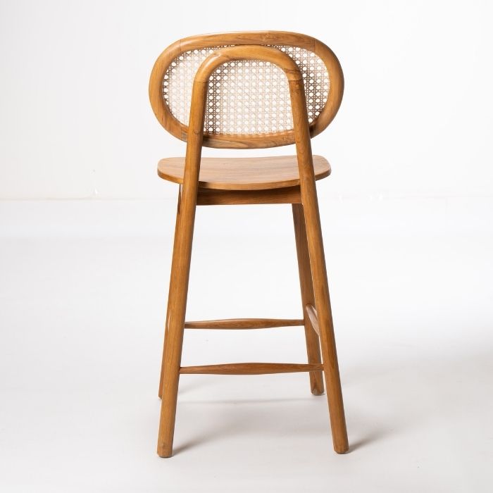 כיסא בר בשילוב ראטן דגם HENRY