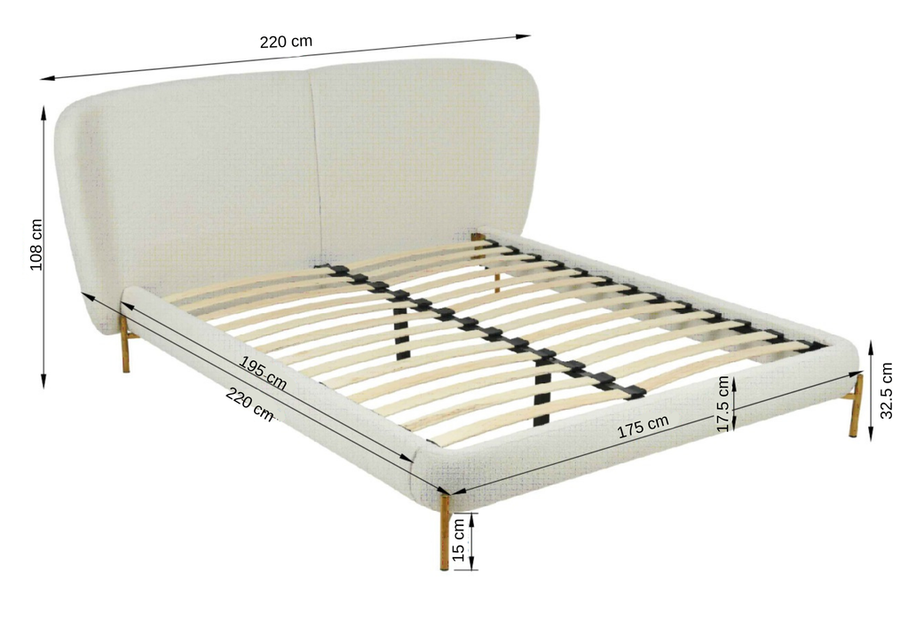 Coming soon - מיטה זוגית מרופדת דגם MIAMI