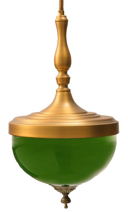 מנורה לתליה בסגנון אתני וגוון ירוק  G MAROC