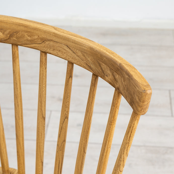 כיסא אוכל גב פסים דגם ALINA