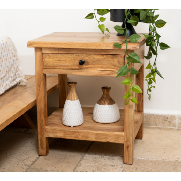 שידה צד מעץ שיטה מלא AMSTERDAM