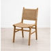 כיסא אוכל ראטן עץ