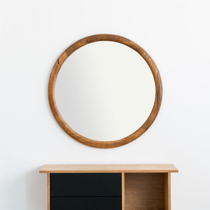 מראת עץ עגולה EMMY