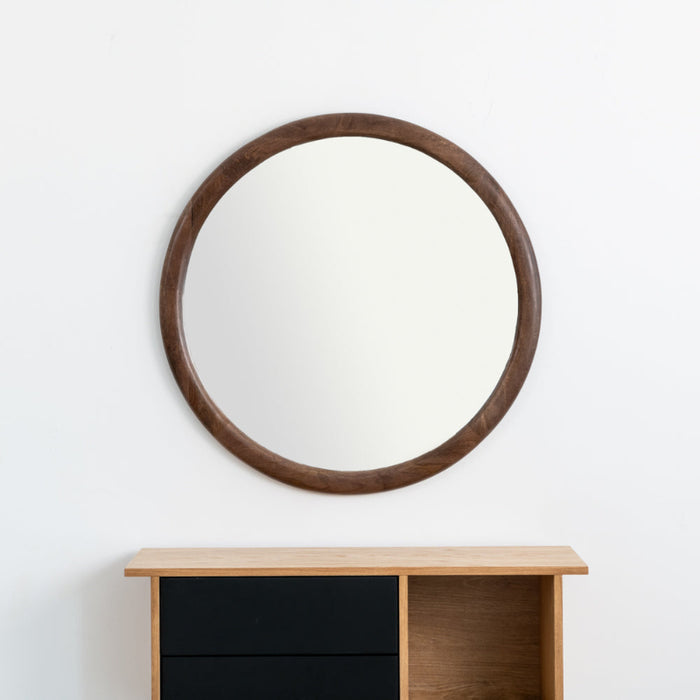 מראת עץ עגולה EMMY