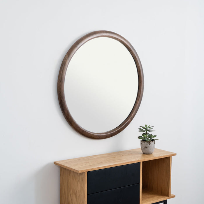 מראת עץ עגולה EMMY