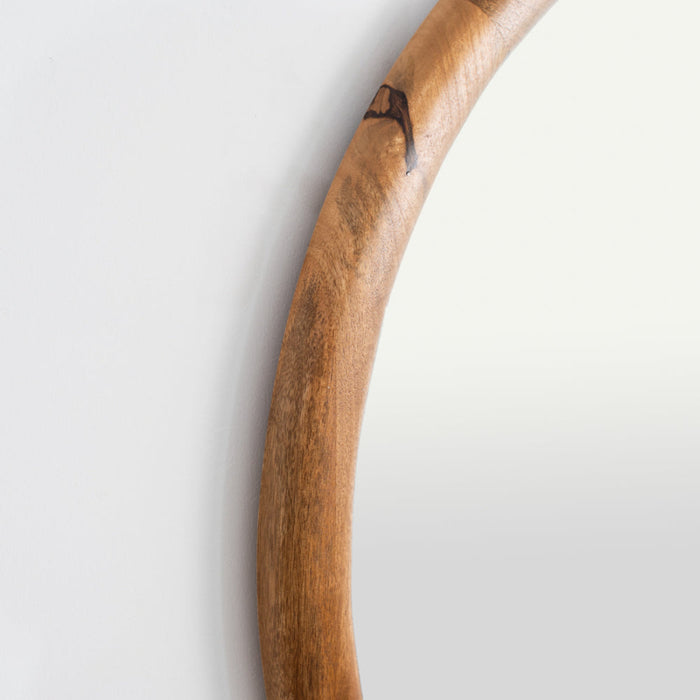 מראת עץ עגולה EMMY