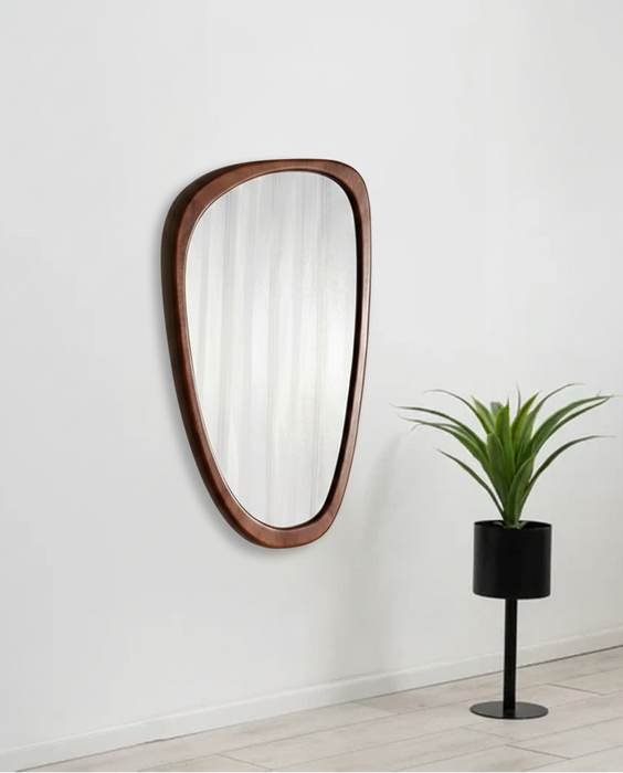 SUN-TRO מראה אמורפית עץ מנגו