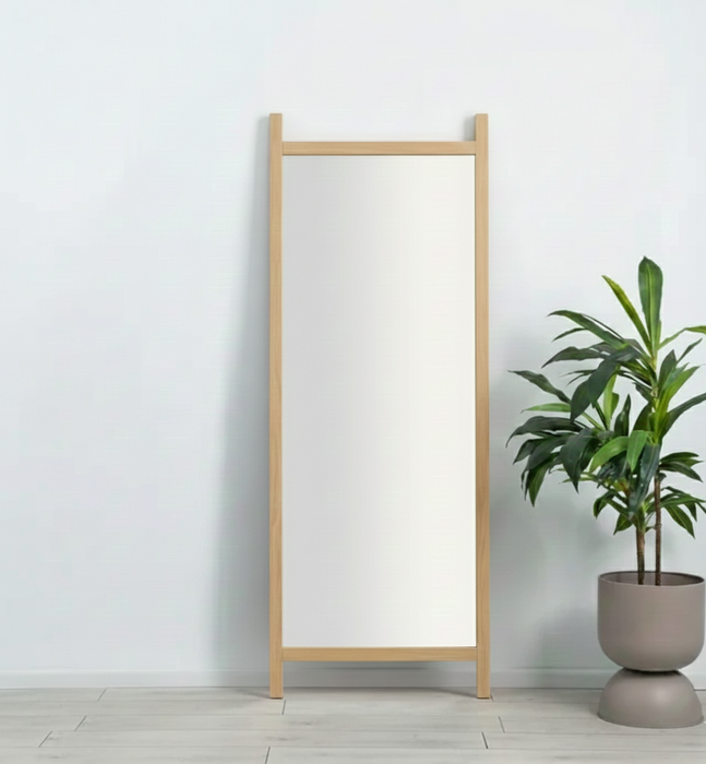 Jason מראת גוף מלבנית מעץ דגם