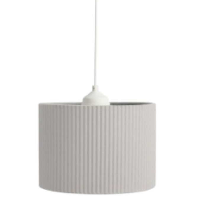 מנורת מתכת לבנה דגם HUNTER