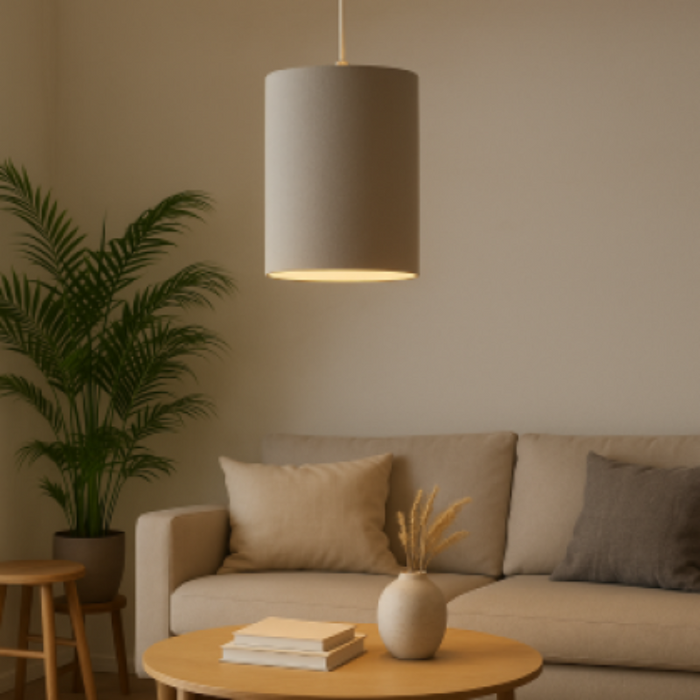 מנורת מתכת לבנה דגם KODY