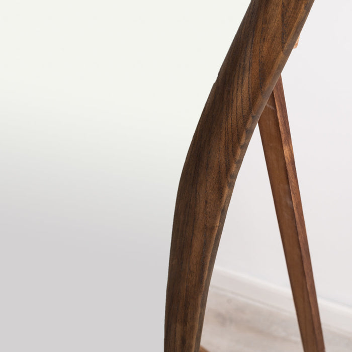 מראת עץ אמורפית על רגל MORF