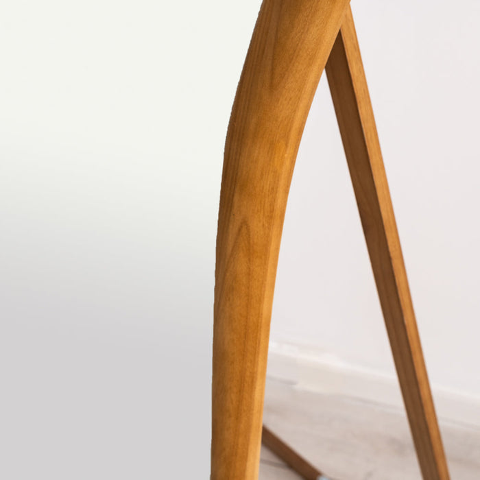 מראת עץ אמורפית על רגל MORF