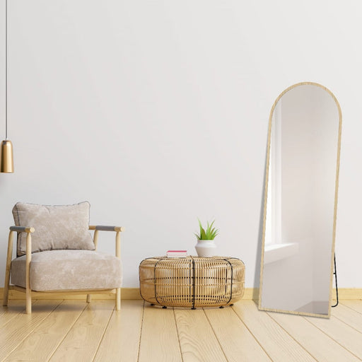 מראה קשת אלומיניום עומדת על רגל