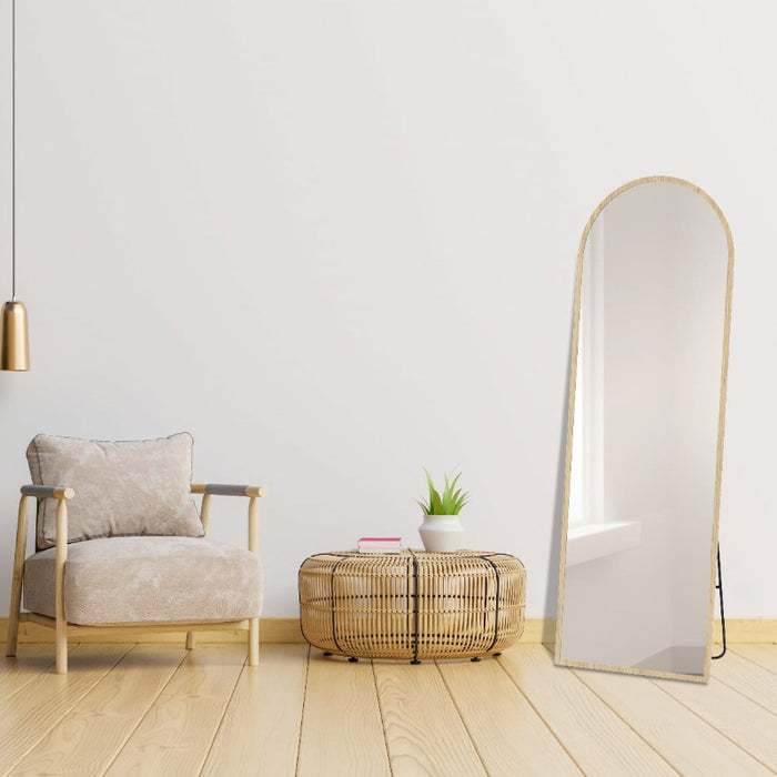 מראה קשת אלומיניום עומדת על רגל