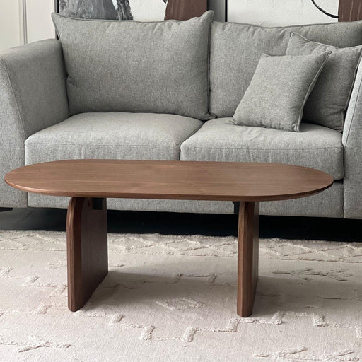 EVE שולחן סלון אובלי עם רגליים מעוצבות - קארמה