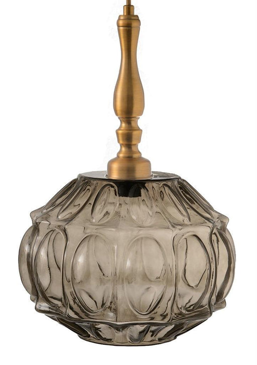 מנורת תלייה זכוכית צבעונית JINAN - קארמה