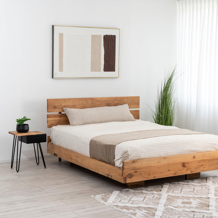 מיטה מעוצבת מעץ מלא SANTORINI - קארמה