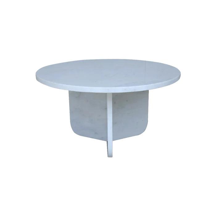 שולחן סלון שיש לבן SOHO - קארמה