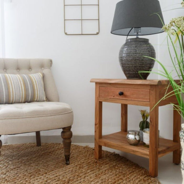 שידה צד מעץ שיטה מלא AMSTERDAM