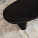 שולחן סלון מעץ מלא שחור מט MIRAGE - קארמה