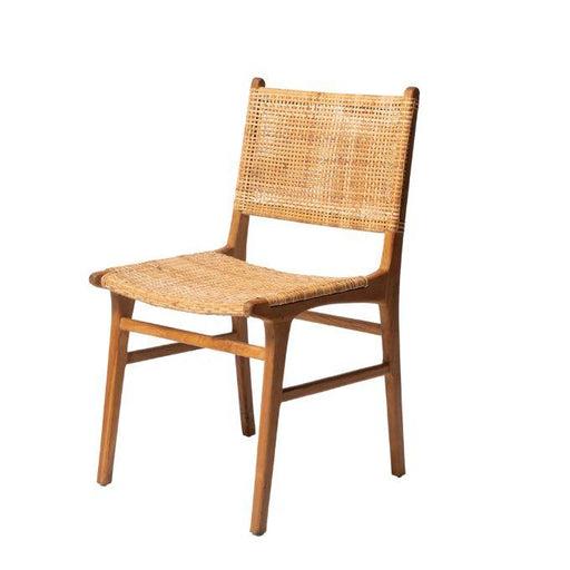 כסא אוכל עץ וראטן MONA - קארמה