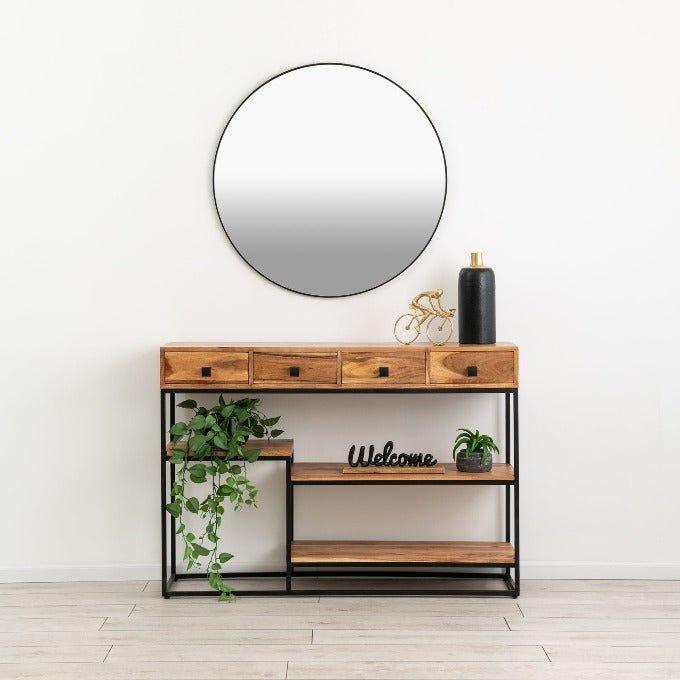 שידה מעץ שיטה מלא VALENCIA